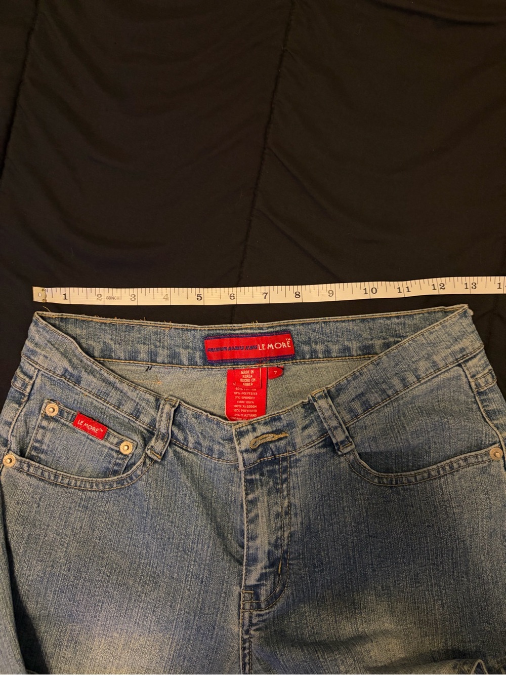 Lemore denim jeans with cut out strappy design - Picture 7 of 8